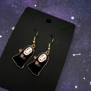 No Face Heart Earrings